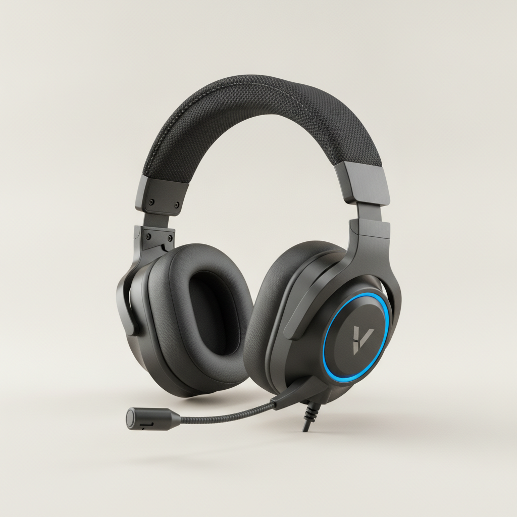VoltAudio Strike GX wireless ANC gaming headset with detachable boom mic